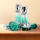  Good Quality Round Shape Elegant Glass Bottle and Jar Set Lotion Bottles Luxury Cosmetic Packing
