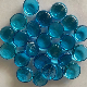 Ocean Blue Color Beads Transparent Landscaping Flat Glass Marbles