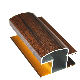  Aluminium Construction Profile Wood Like Surface Treatment