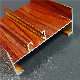 Customized Industrial Extruded Aluminum Profiles in Wood Grain Transfer manufacturer