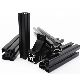 7075 2020 5050 8040 Black Cube Aluminium Frame Extruder for Table Work