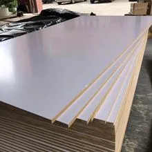Wholesale Glossy White Melamine MDF 25mm Sublimation Waterproof White Double Sided MDF Board