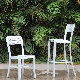 Modern Anodized Restaurant Bar Stool Home Aluminum Outdoor Chairs Patio Garden Furniture