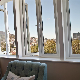  Sound Proof American Extrusion Profile UPVC/PVC Casement Window Double Tempered Glass Vinyl Window
