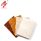 Non-Asbestos Acoustic Waterproof 3D PU Leather Wall Fiber Cement Panel