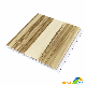 Wood Color Paneles Decorativos Falso Cielo PVC Striped Ceiling