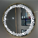 Bathroom LED Circle Dimming Light Aluminum Frame Waterproof Decorative Fogless Multi-Function Bath Vanity Mirror with Touch Switch/Anti-Fog Film