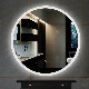  Round Decorative Mirror Wholesale Bathroom Mirror Illuminated Backlit Cosmetic LED Wall Mirror with Anti-Fog