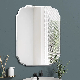 Jinghu Glass Silver Wall Mirror-Beveled Edge Frameless Mirror for Bathroom, Vanity, Bedroom, 18X24inch Rectangle Mirror