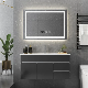 Gold/Sliver/Black Metal Frame Wall Mounted Home Decoration Smart LED Bathroom Mirror