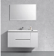  Customized Popular Vanities Bathroom Ceramic Sink Wall Mounted Mirror Bathroom Cabinets