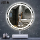 Home Decor Silver Round Bathroom LED Wall Mirror with Lights manufacturer