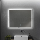Smart LED Spiegel Washingroom Mirror Frameless Bathroom Illuminated LED Lighting Touch Sensor Square Mirror
