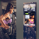  Gym Sport Floor Exercise Workout Mirror WiFi Touch Screen Mirror Android Smart Interactive Fitness Mirror