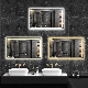 China Factory Rectangle Makeup Mirror with LED Light Bathroom Furniture Electronic Bath Wall Smart Mirrors manufacturer