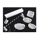 Wholesale Sanitary Wall Mounted Bath Accessories 7 PCS White Ceramic Bathroom Fittings Sets manufacturer