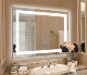 LED Bathroom Wall-Mounted Anti-Fog Makeup Mirror with Dimmable Light and Touch Button (Horizontal/Vertical) manufacturer