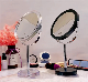 Transparent Double Sided Desk Mirror 10X HD Magnifying Beauty Mirror 360 Degree Rotating Makeup Mirror E-Commerce Hot Sale