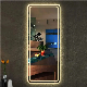  Wall Full Mirror Hotel Bathroom LED Full Length Mirror with Light