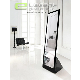  Black Glass Full-Length Mirror in Bedroom