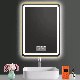  Rectangular Luxury Smart Large Mirror with Bluetooth LED Light Bathroom Defogging Mirror