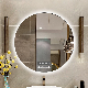 LED Bathroom Mirror Bezel-Less Makeup Round Mirror Waterproof and Defogging