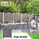  Mexytech Wood Plastic Composite Garden Fence Panel with Aluminum Post