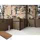 Commercial and Residential Aluminum Frame Wood Plastic Composite Fence Panel