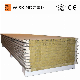 Light Weight Prefab Fire-Proof Rock Wool/EPS/PU Sandwich Wall Roof Panel for External Wall