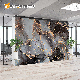 High Luxury Brown PVC Marble Sheet Wallpaper Living Room manufacturer