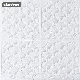 Akadeco Factory Direct Sale Anti-Slip Nordic White Minimalist Soft Package Small Rhombus 7.5mm Wall Paper manufacturer