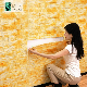 Custom DIY Oil Proof Modern Wall Stickers Wall Decoration Self Adhesive Marble Wall Paper Panels XPE 3D Foam Wallpaper manufacturer