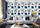  2023 Hot Selling High Quality Luxury Classic New Modern Classic PVC Wall Paper Decoration 3D Design Wallpaper Factory Cheap Price