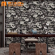  China Washable Vinyl 3D Stone & Bricks Wallpaper for Decoration