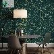  Vintage Dark Green Wall Paper Wallpaper PVC Peel and Stick Wallpaper for Home Decoration
