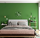 Green Solid Color Low Price Home PVC Wall Paper Decor Wallpaper