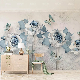 Retro Simple Art Living Room Flowers TV Background Wallpaper manufacturer