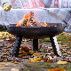 Outdoor Camping Wood Burning Metal Barbecue Heating Fire Pit manufacturer
