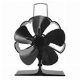 Mini Order Hot Selling Small 5-Leaf Thermal Power Wood Burning True Fire Fireplace Fan & Stove Fan in Stock