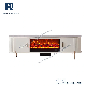 White Fire Lace TV Stand Console Corner LED Modern Fake Media Electric Fireplace TV Stand 70 Inch manufacturer