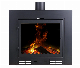 14kw Insert Wood Stove/Wood Pellet/Wood Fireplace with Firebrick Firebox and Overheatiing Protection OEM Factory manufacturer