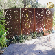 Combination Garden Decorative Metal Corten Steel Screen/Factory Direct Metal Rectangular Decorative Screen manufacturer