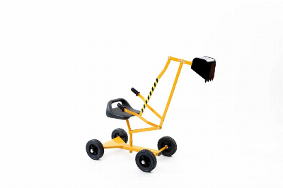 Wheeled Mini Digger for Kids for Outdoor Playground and Sandbox