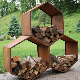 Hexagons Can Be Assembled Wood Storage Firewood Rack manufacturer