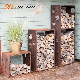 Wood Storage Three Size Types Firewoood Rack manufacturer