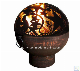 26 Inch Star Art Globe Shaped Steel Fire Pit