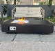 Rusty Corten Metal Square Rectangle Round Patio Outdoor Propane Heater