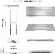  Stainless Steel Cover for Linear Drop-in Fire Pit Pan
