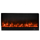  Factory Supply Custom Sizes Available Single Flame Color Luxury Home 3D Fireplace Indoor