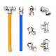 Brass Fittings Brass Compression Press Fittings with or Without Plating for Pex-Al-Pex Pipe manufacturer